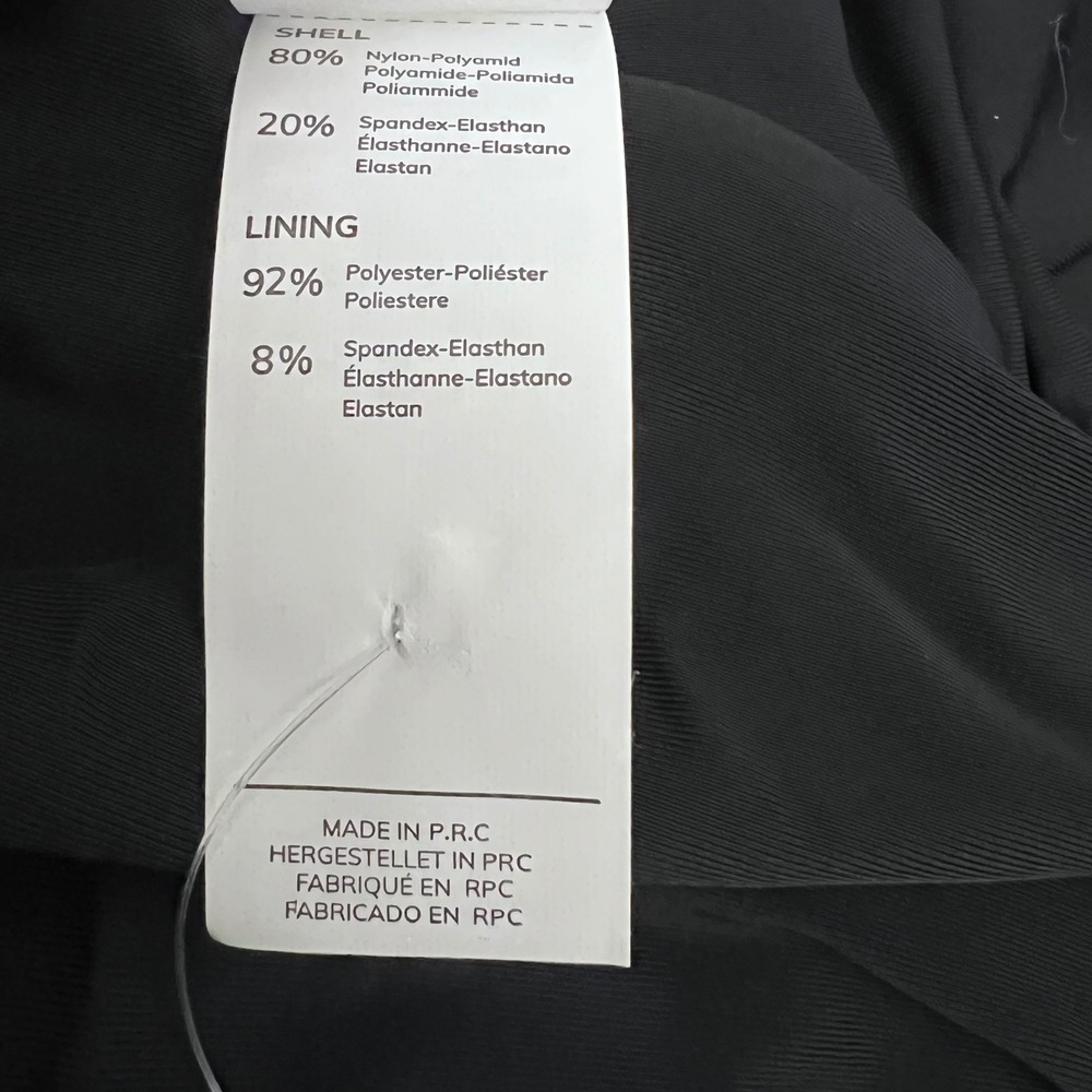 Cupshe Womens Black Ruched V-Neck One Piece Swimsuit Size Large  NWT - Picture 8 of 12